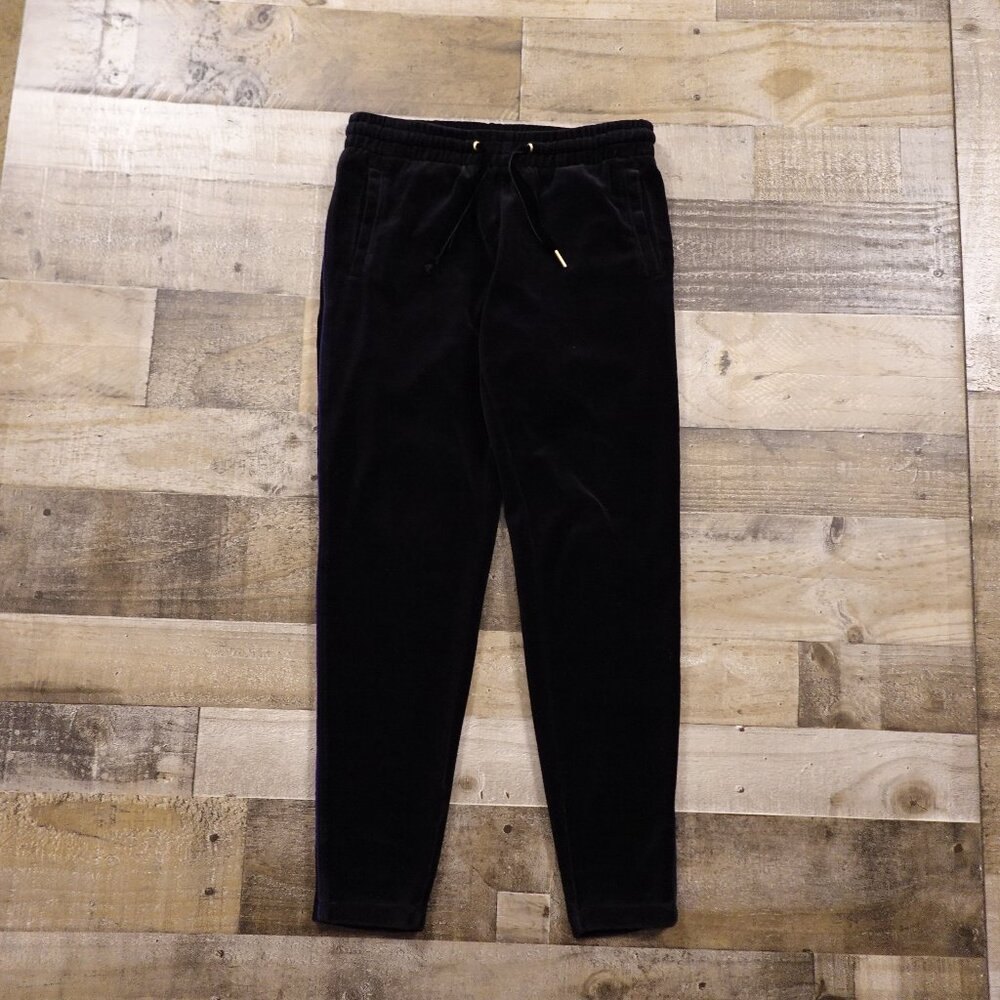 Alala Velour Jogger Pants Women’s Small Black Drawstring Lounge‎ Streetwear
